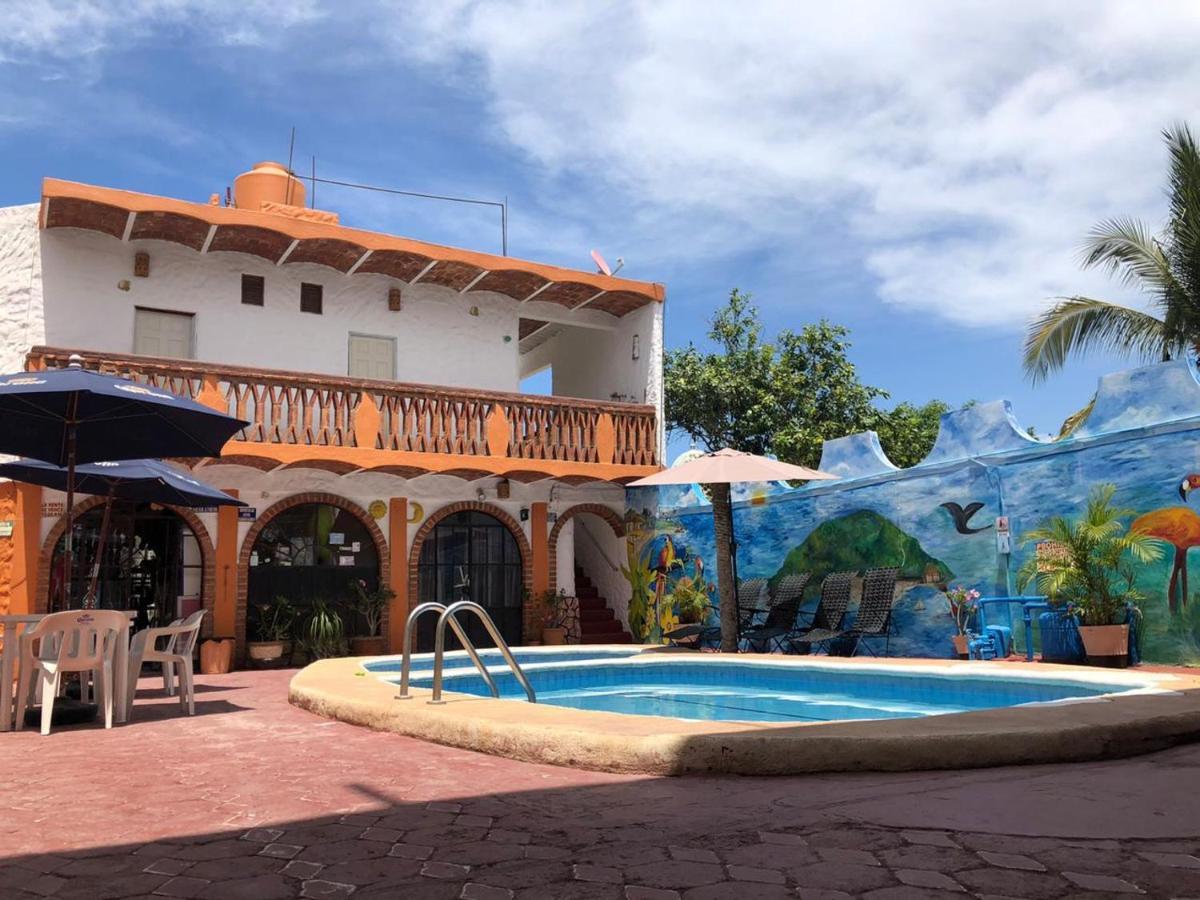 Bungalows Flamingos Rincon de Guayabitos Bagian luar foto